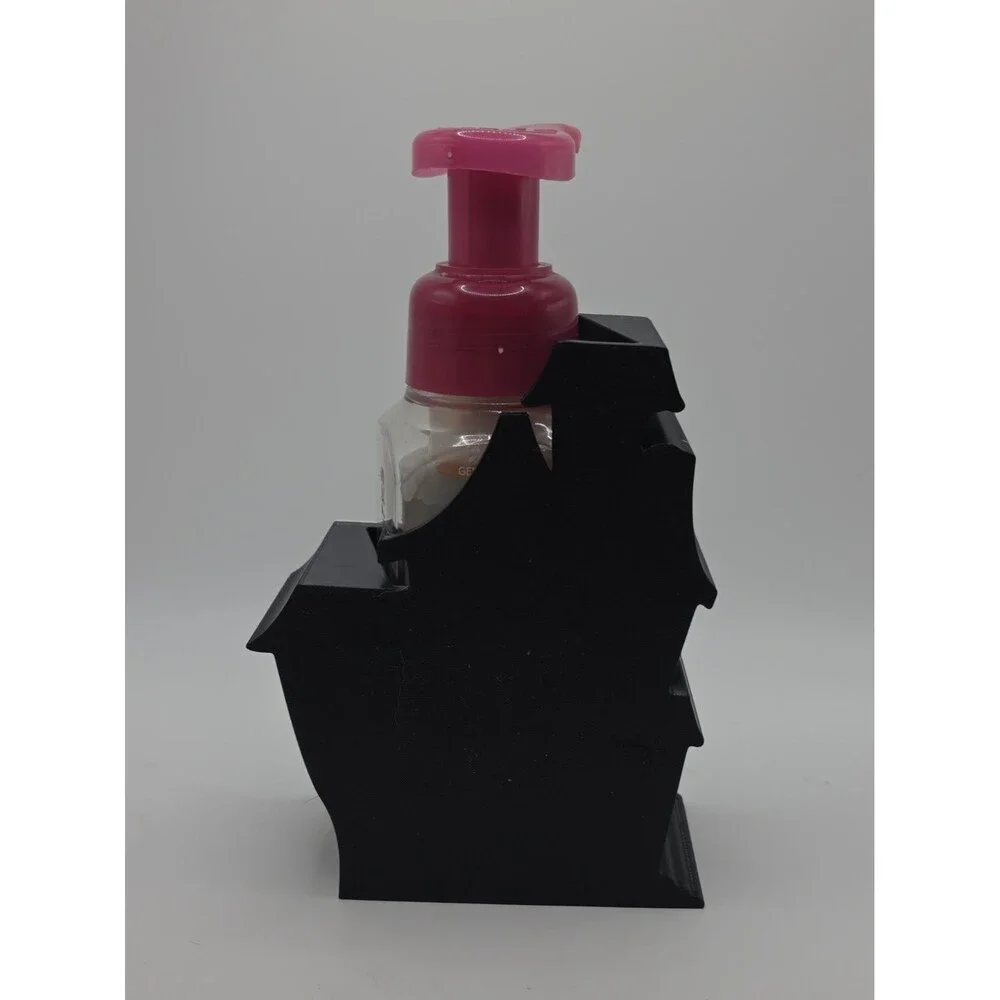 Haunted House Soap Holder 3D Printed Fits Foam Soap BBW Halloween Spooky Decor
